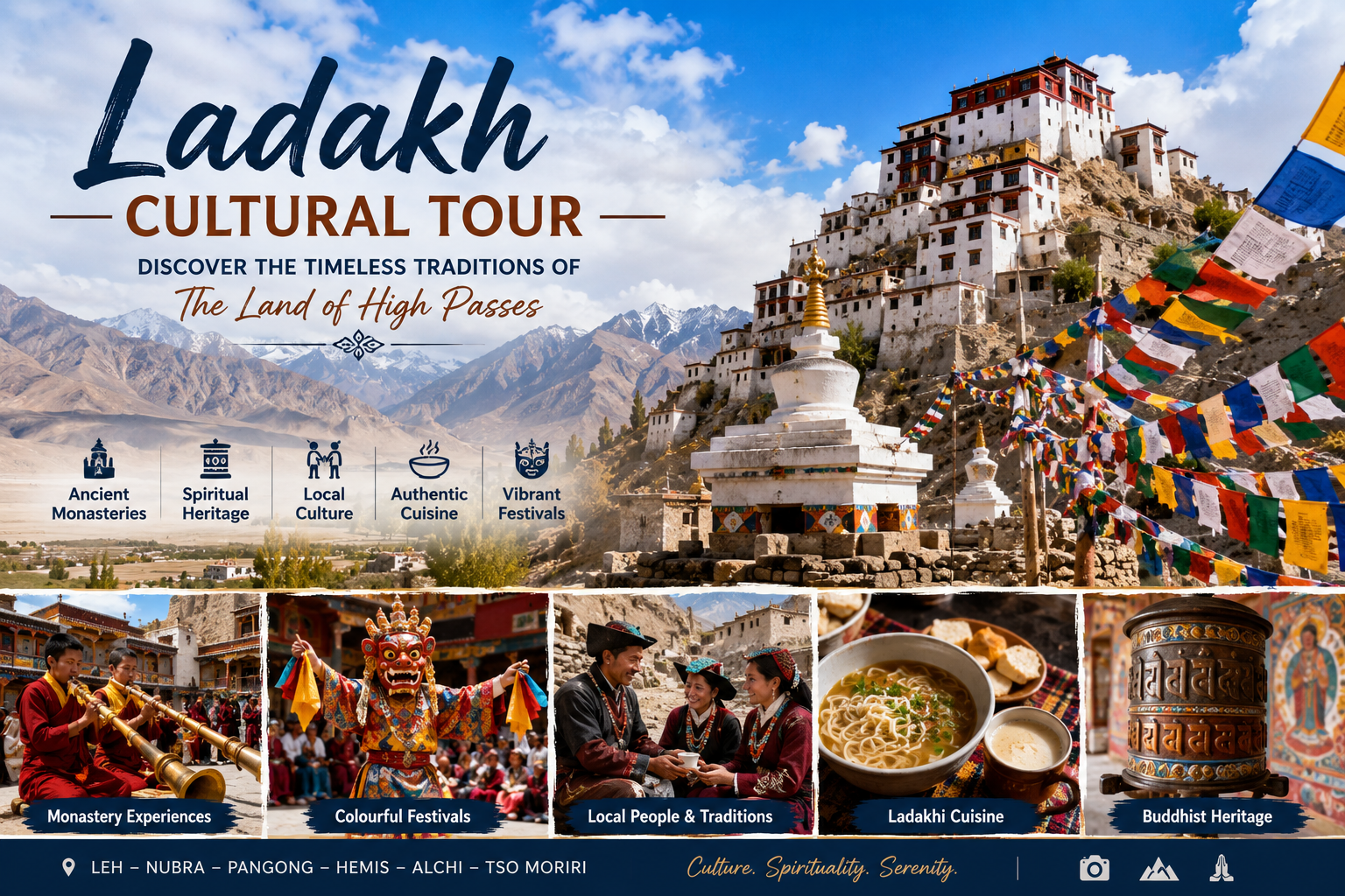 Ladakh Cultural Tour – Explore the Timeless Traditions of the Land of High Passes