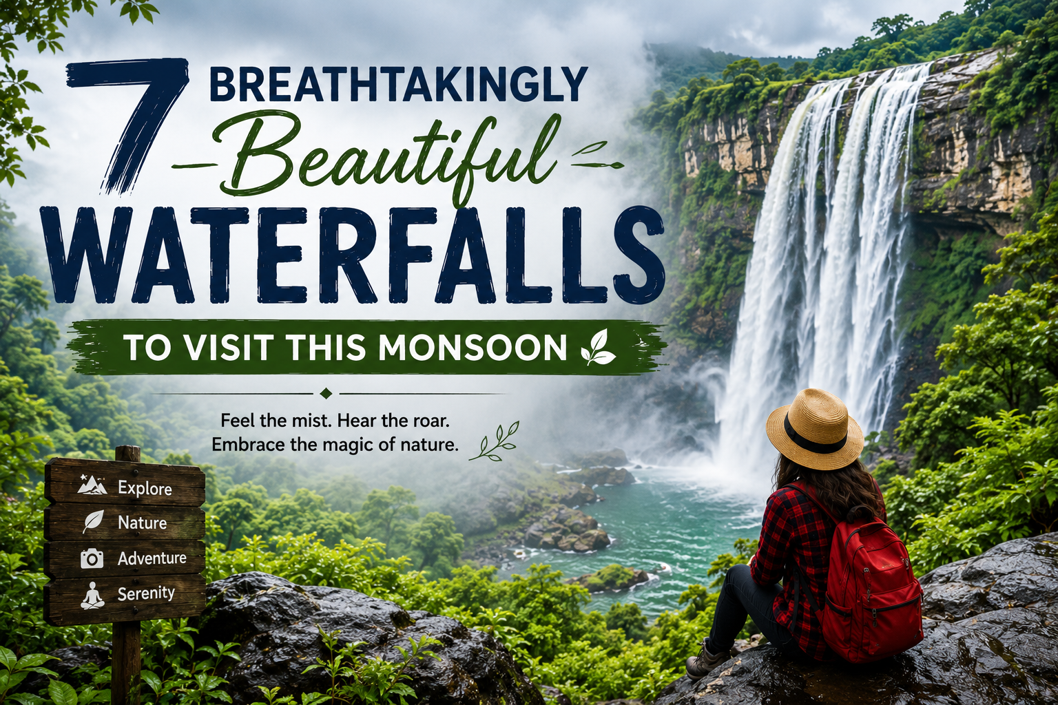 7 Breathtakingly Beautiful Waterfalls To Visit This Monsoon