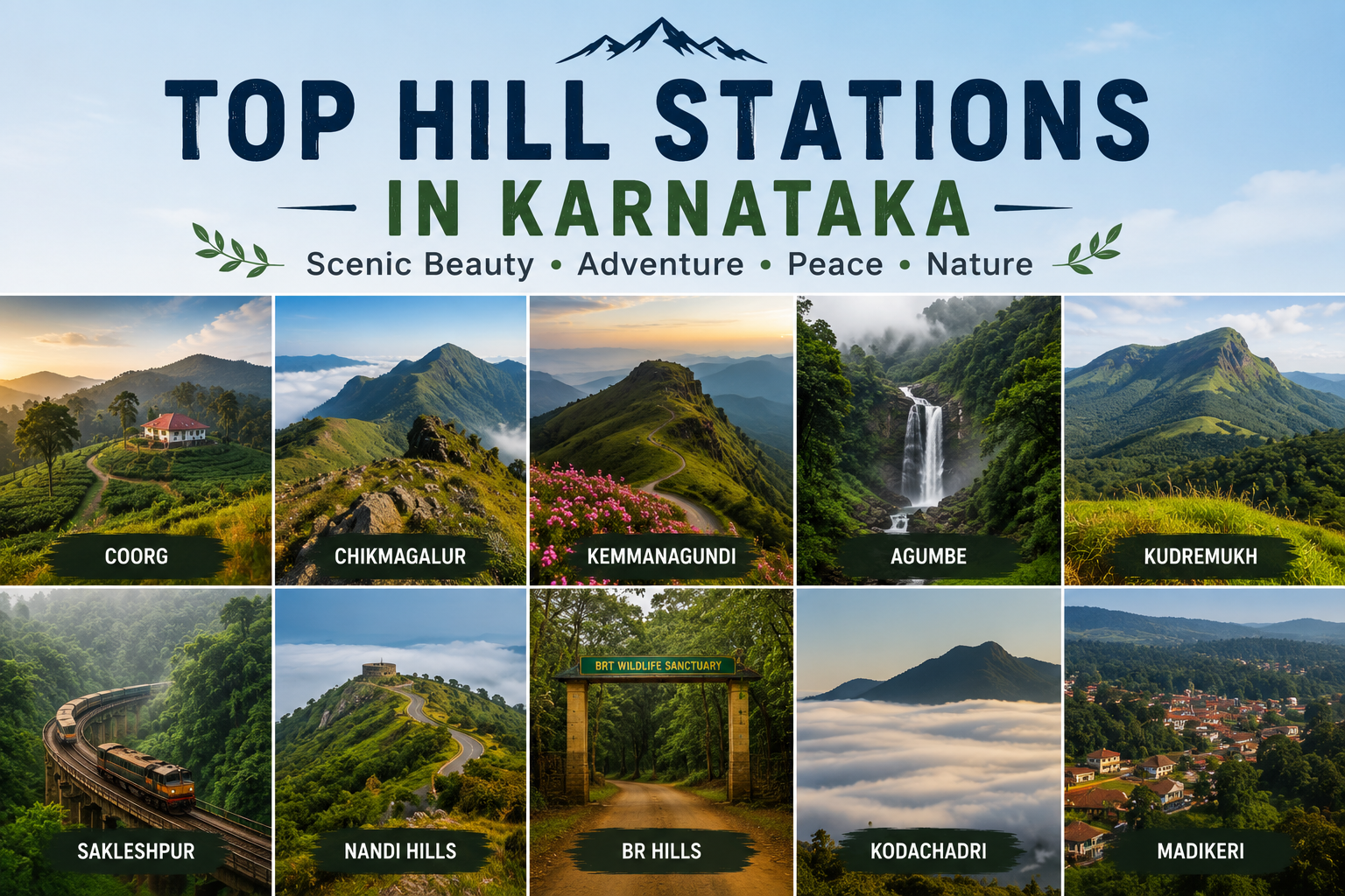 Top Hill Stations in Karnataka – Escape to the Misty Mountains of South India