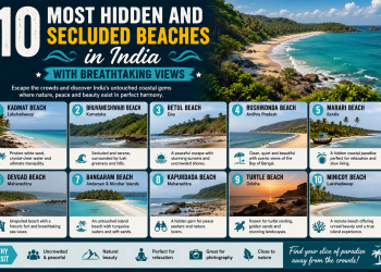 10 Most Hidden and Secluded Beach in India with Breathtaking Views