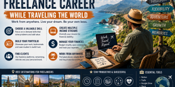 How to built a freelance career while traveling the world