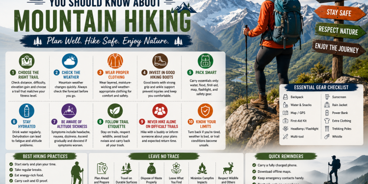 Important things you should know about Mountain hiking