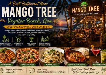 A best restaurant near vagator beach is mango tree