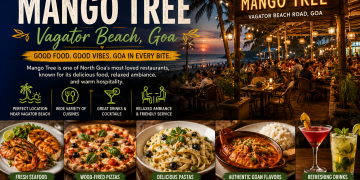 A best restaurant near vagator beach is mango tree