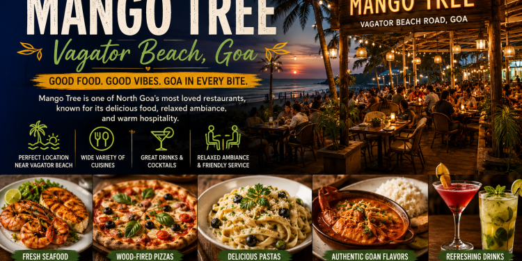 A best restaurant near vagator beach is mango tree