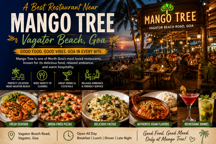 A best restaurant near vagator beach is mango tree