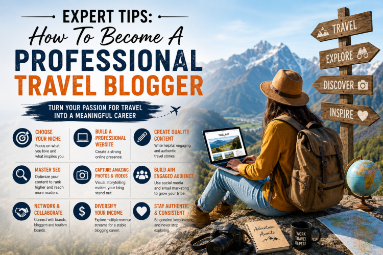 Expert Tips: How To Become A Professional Travel Blogger