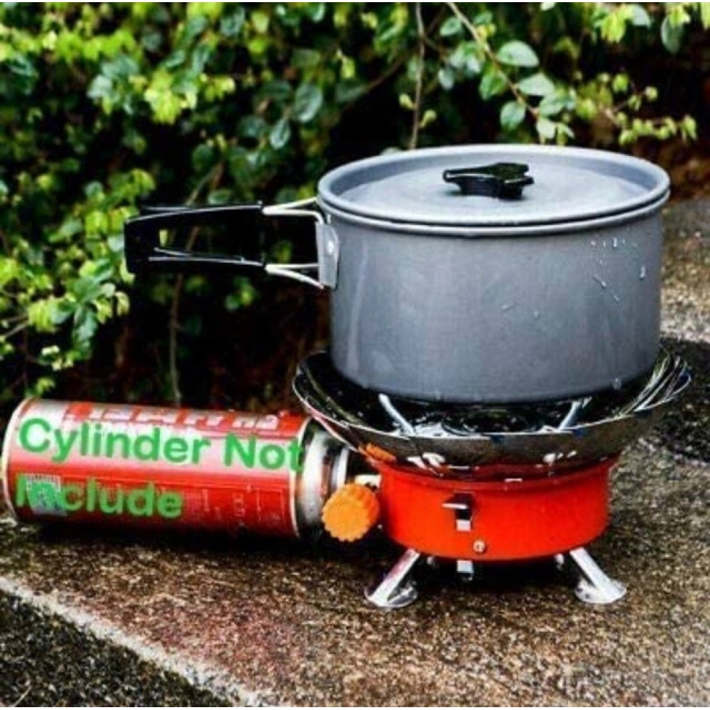 Generic Windproof Lotus Stove (Orange) - Image 2