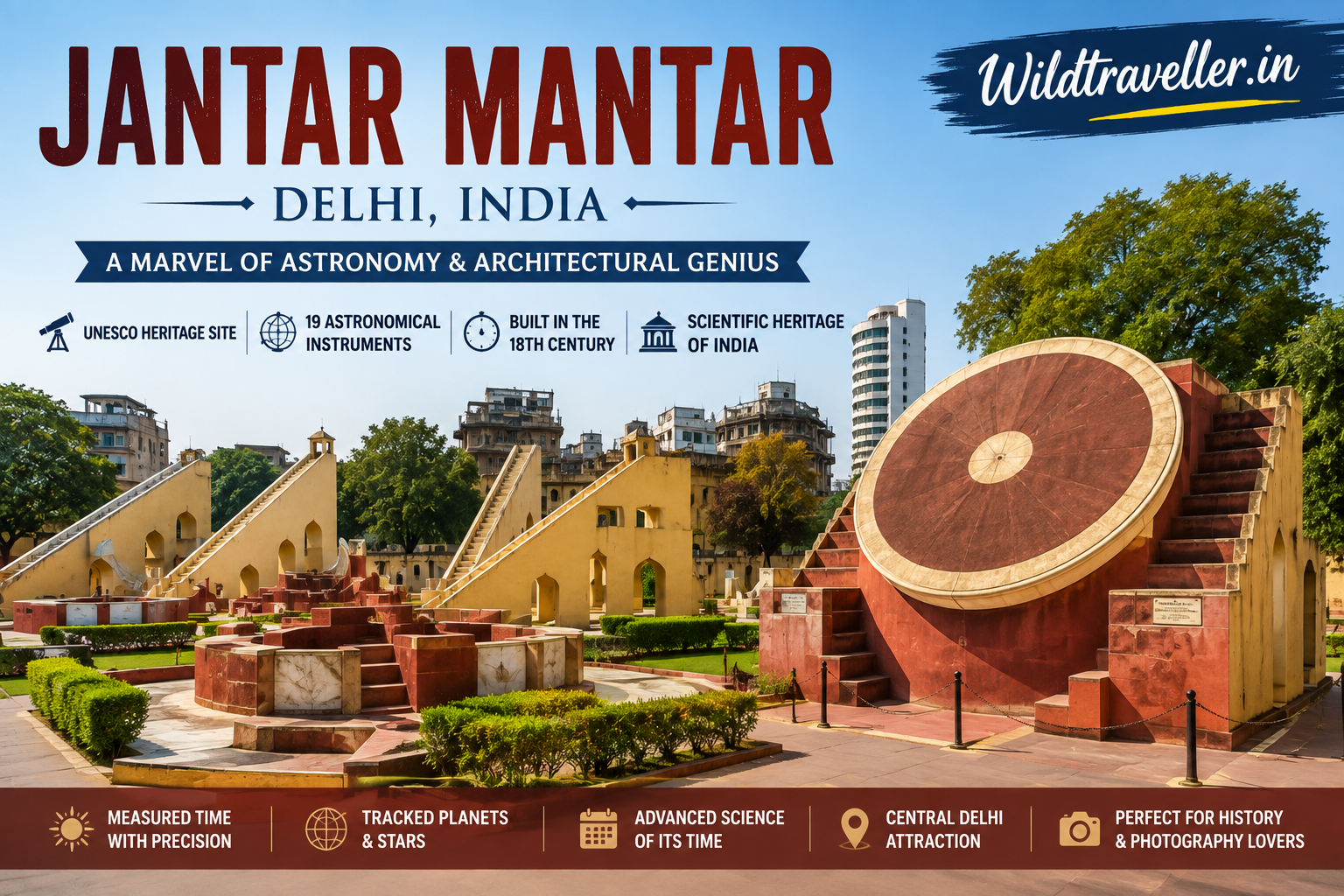 Jantar Mantar: A Remarkable Astronomical Observatory in Jaipur