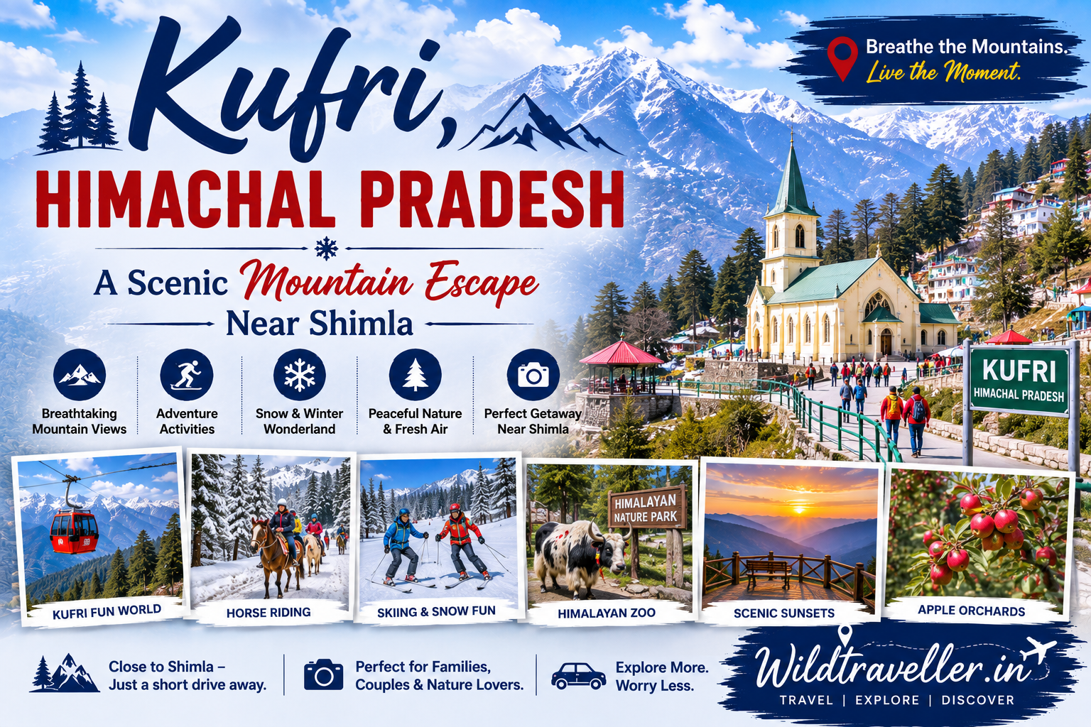 Kufri, Himachal Pradesh: A Scenic Mountain Escape Near Shimla
